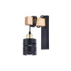 Kinkiet E27 LED Elen wiszący x1 czarny+złoty+WD-35624