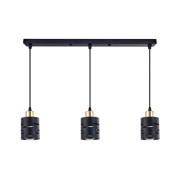 Oprawa wisząca E27 Elen x3 50cm czarna+złota-35618
