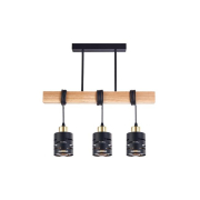 Oprawa wisząca E27 Elen x3 50cm czarna+złota+WD-35620