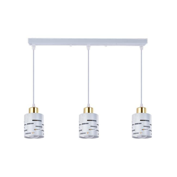 Oprawa wisząca E27 Elen x3 50cm biała+złota-35619