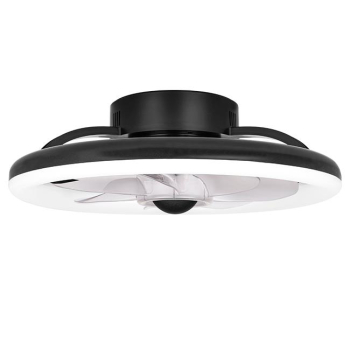 Plafon Led Flip 36W+15W 3CCT wentylator 40cm czarn-35751
