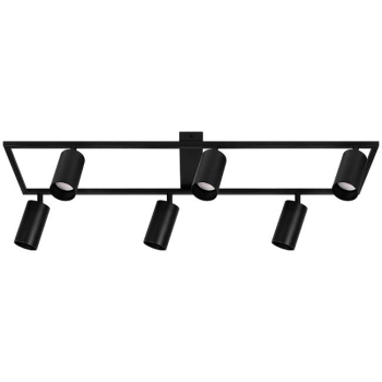 Żyrandol LED GU10 Bumo x6 czarny-35797