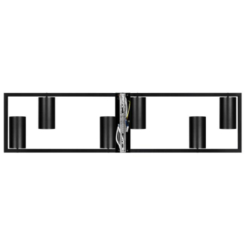 Żyrandol LED GU10 Bumo x6 czarny-35799