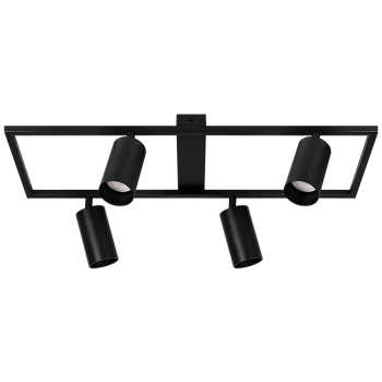 Żyrandol LED GU10 Bumo x4 czarny-35802