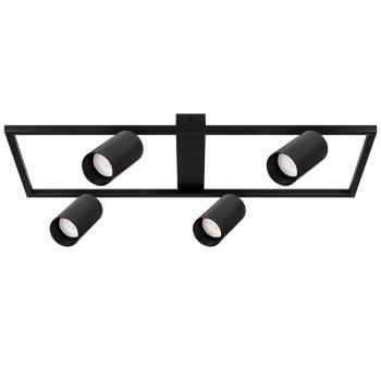 Żyrandol LED GU10 Bumo x4 czarny-35803