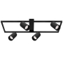 Żyrandol LED GU10 Bumo x4 czarny-35804
