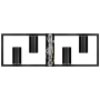 Żyrandol LED GU10 Bumo x4 czarny-35806