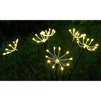 Lampa LED solarna wbijana stokrotki 6xLED 73cm-35978