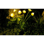 Lampa LED solarna wbijana grzyby 6xLED 72cm-35976