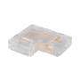 Złączka do taśmy LED COB kątowa 10mm -36007