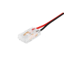 Złączka do taśmy LED COB 8mm zatrzask dw z kablem-36028