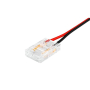Złączka do taśmy LED COB 10mm zatrzask dw z kablem-36034
