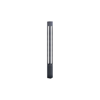 Lampa ogrodowa LED E27 Polin stojąca 250cm czarna-36176