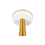 Lampa biurkowa Zulu LED 3CCT akumulator złota-36162
