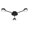 Żyrandol LED GX53 Zibo x3 65cm czarny-36238