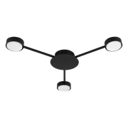 Żyrandol LED GX53 Zibo x3 65cm czarny-36238