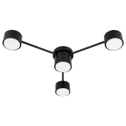 Żyrandol LED GX53 Guliver x4 85cm czarny-36287