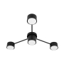Żyrandol LED GX53 Guliver x4 85mm czarny-36289
