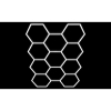 Lampa LED Hexagon 11S 368W 336x238cm zestaw 6500K-36356