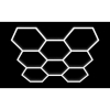 Lampa LED Hexagon 8S 280W 252x238cm zestaw 6500K-36360