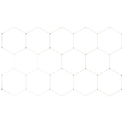 Lampa LED Hexagon 14S 456W 420x238cm zestaw 6500K-36351