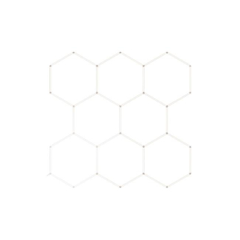 Lampa LED Hexagon 8S 280W 252x238cm zestaw 6500K-36359