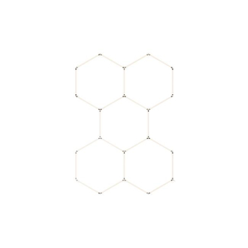Lampa LED Hexagon 5L 240W 206x301cm zestaw 6500K-36361