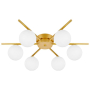 Żyrandol LED G9 Bali-10 58cm x6 złoty-36304