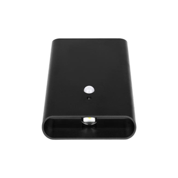 Lampa LED Aku Turo PIR czarna magnes-36901