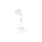 Lampa biurkowa Kasio E27 biała WD-37083