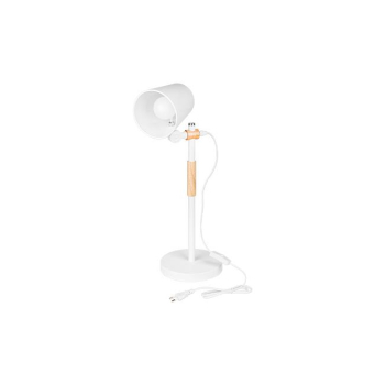 Lampa biurkowa Kasio E27 biała WD-37083