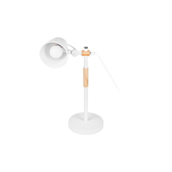 Lampa biurkowa Kasio E27 biała WD-37084