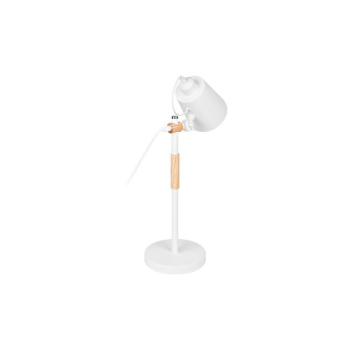 Lampa biurkowa Kasio E27 biała WD-37086