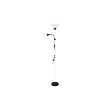 Lampa podłogowa Duos E27  E14 176cm czarna-37168