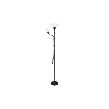 Lampa podłogowa Duos E27  E14 176cm czarna-37169