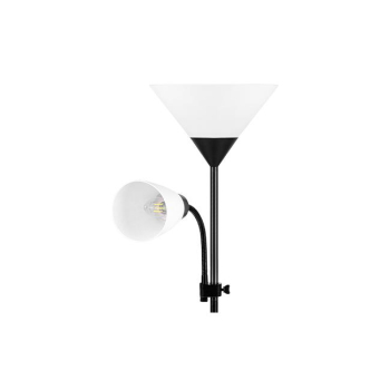Lampa podłogowa Duos E27  E14 176cm czarna-37170