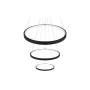 Żyrandol LED Coma 20/40/60cm 77W czarny-37109