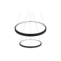 Żyrandol LED Lynx 40/60cm 64W czarny-37127