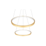 Żyrandol LED Lynx 40/60cm 64W złoty-37136