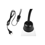 Lampa podłogowa Duos E27  E14 176cm czarna-37174