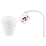 Lampa podłogowa Koko E27 145cm biała WD-37182