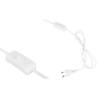 Lampa podłogowa Koko E27 145cm biała WD-37185