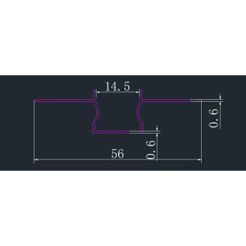Profil Led Masterled GK 12mm-2 2m anodowany mlecz-37352