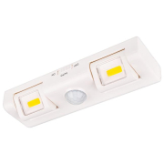 Lampa podszafkowa LED 2x COB PIR 4000K-37405