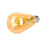 Żarówka LED E27 Filament ST64 2200K 6W amber-37468