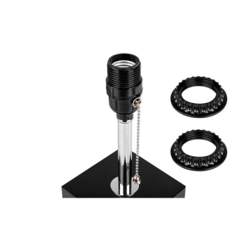 Lampa biurkowa Boro E27 1x USB-A + 1x USB-C-37539