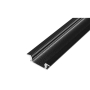 Profil Led Masterled wpuszczany 1m czarny mleczny-37645