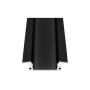 Profil Led Masterled wpuszczany 1m czarny mleczny-37646