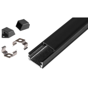 Profil Led Masterled slim 2m czarny czarny-37704