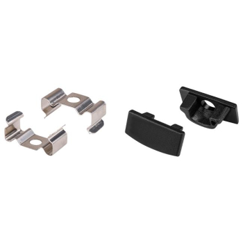 Profil Led Masterled nawierzchniowy 2m czarny czar-37822